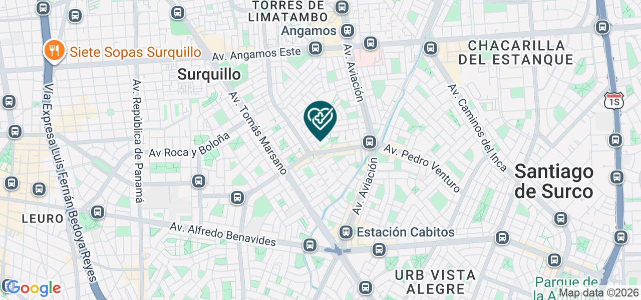Mapa de Laboratorio de Anàlisis Clìnico Rodelab