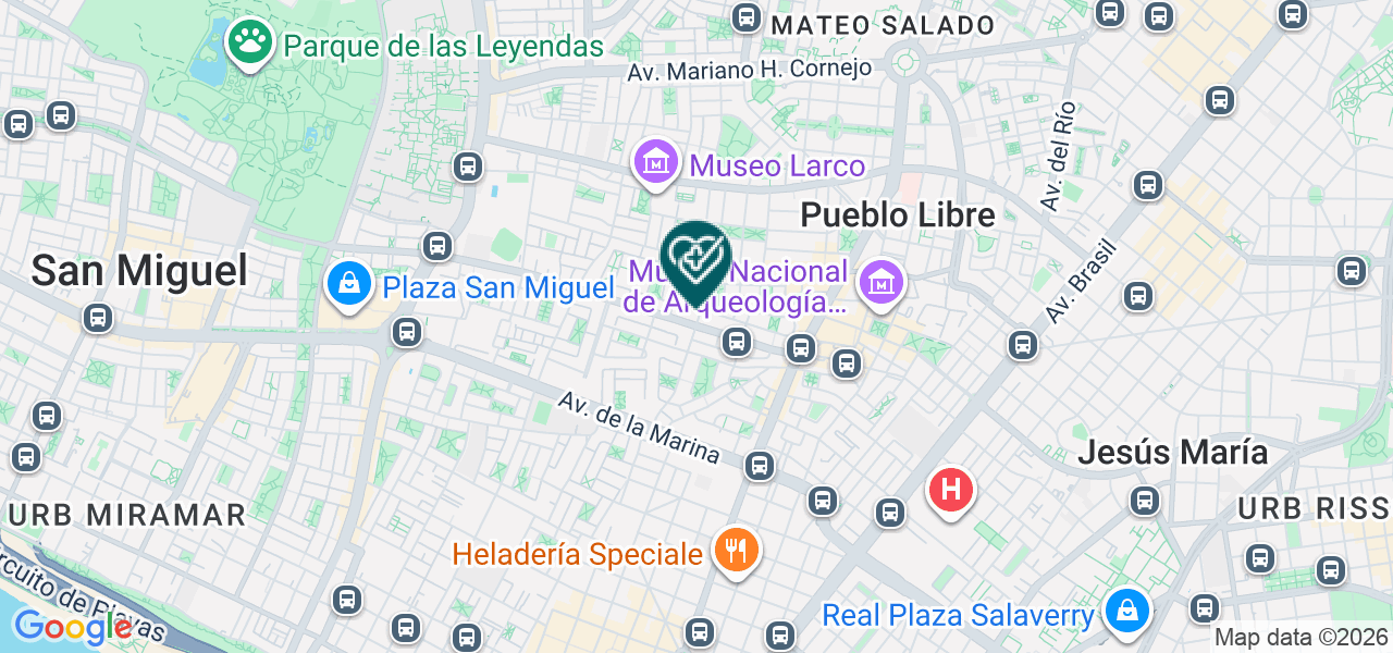 Mapa de Servimedic