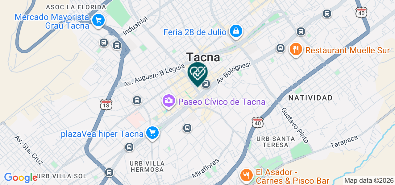 Mapa de Consultorio Oftalmologico Jose Jimenez