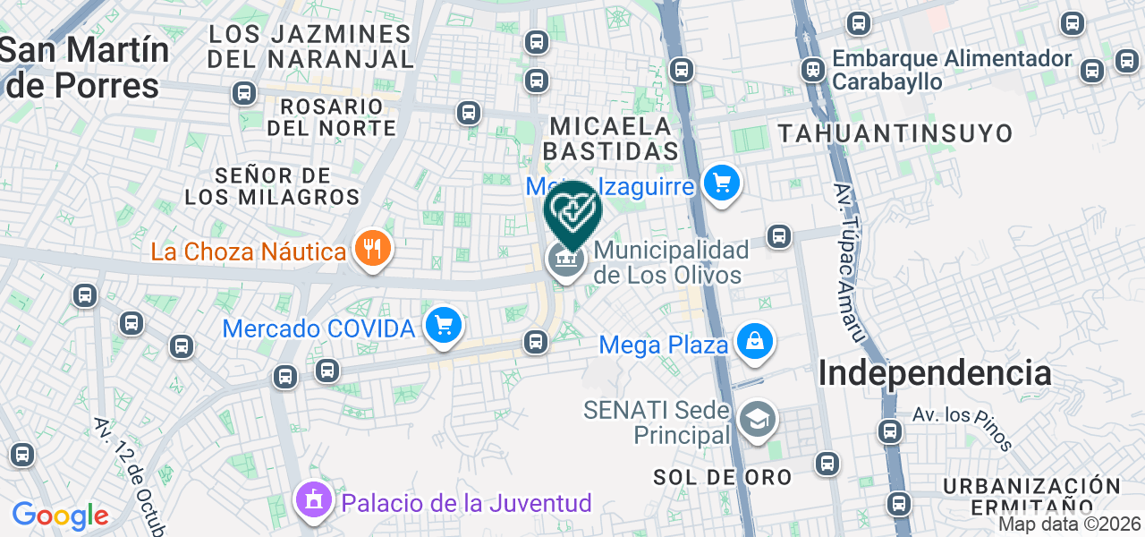 Mapa de Dermomedica SAC