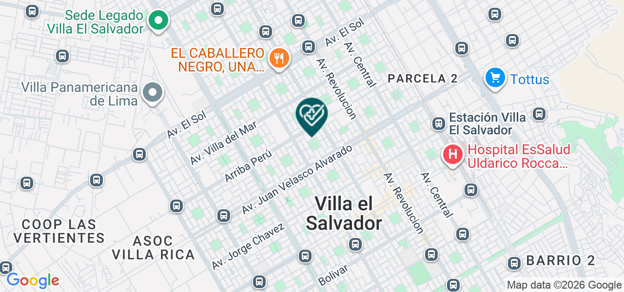 Mapa de Centro Medico el Salvador EIRL
