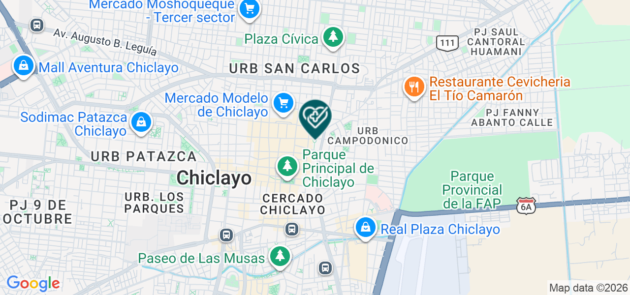 Mapa de Centro Odontologico Sonricenter