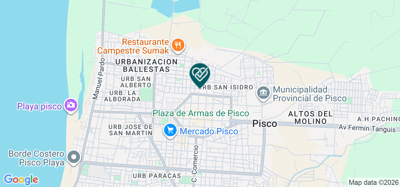 Mapa de Gram Hilroq EIRL