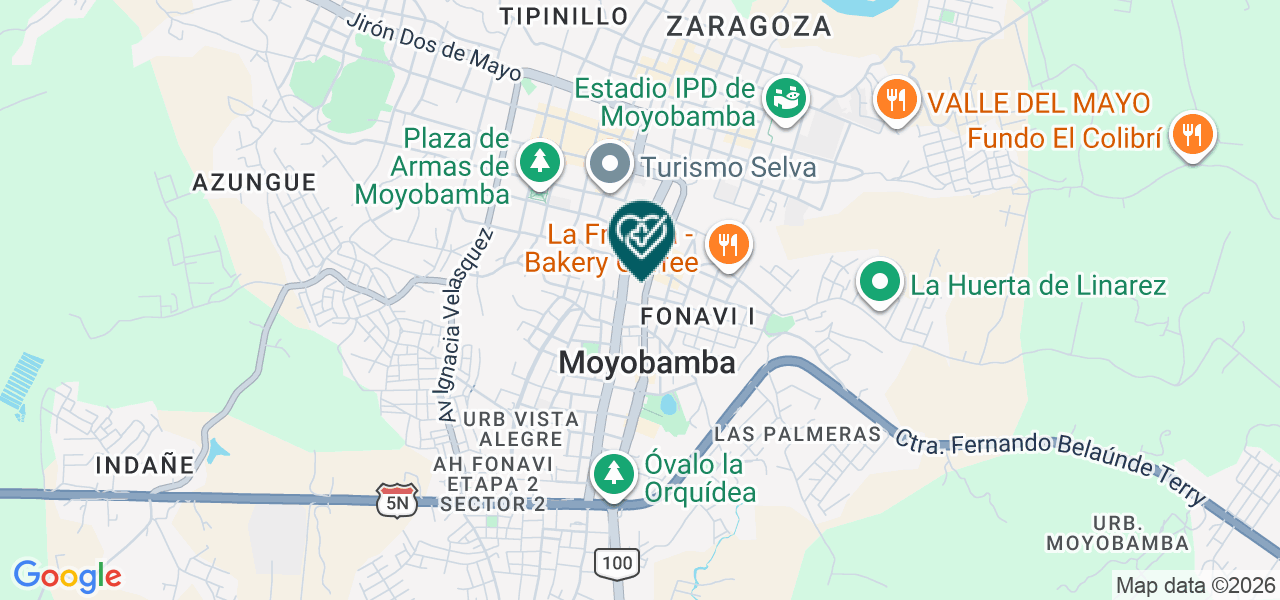 Mapa de Centro de Diagnostico por Imagenes San Marcos