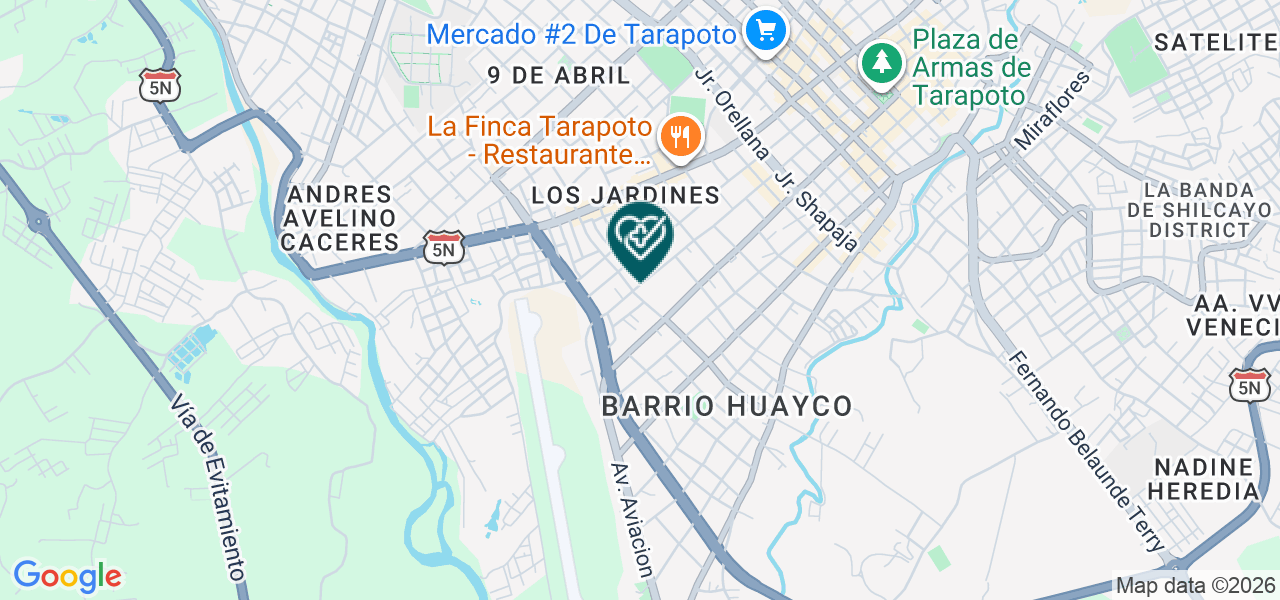 Mapa de Centro Medico C. Roldan S.A.C