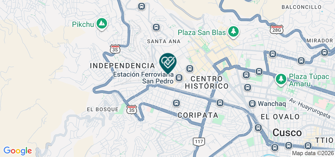 Mapa de Coraldent