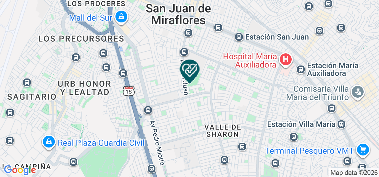 Mapa de Fisioservice E.I.R.L