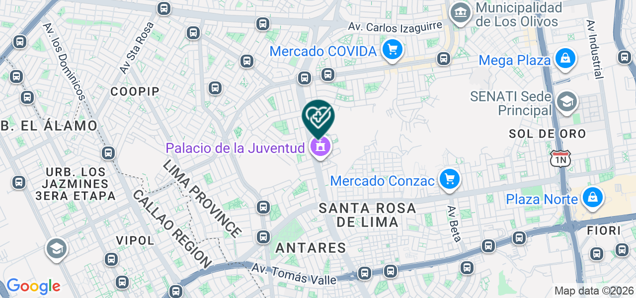 Mapa de Dental Villasonrisas