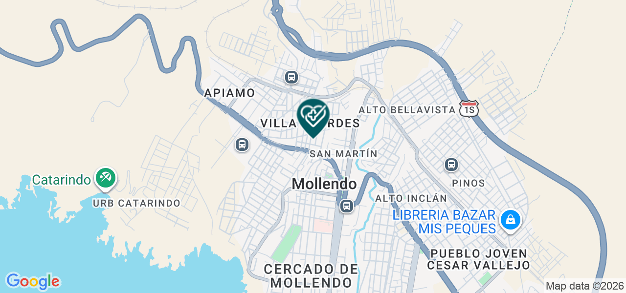 Mapa de Centro Medico Divino Niño - Mollendo S.A.C