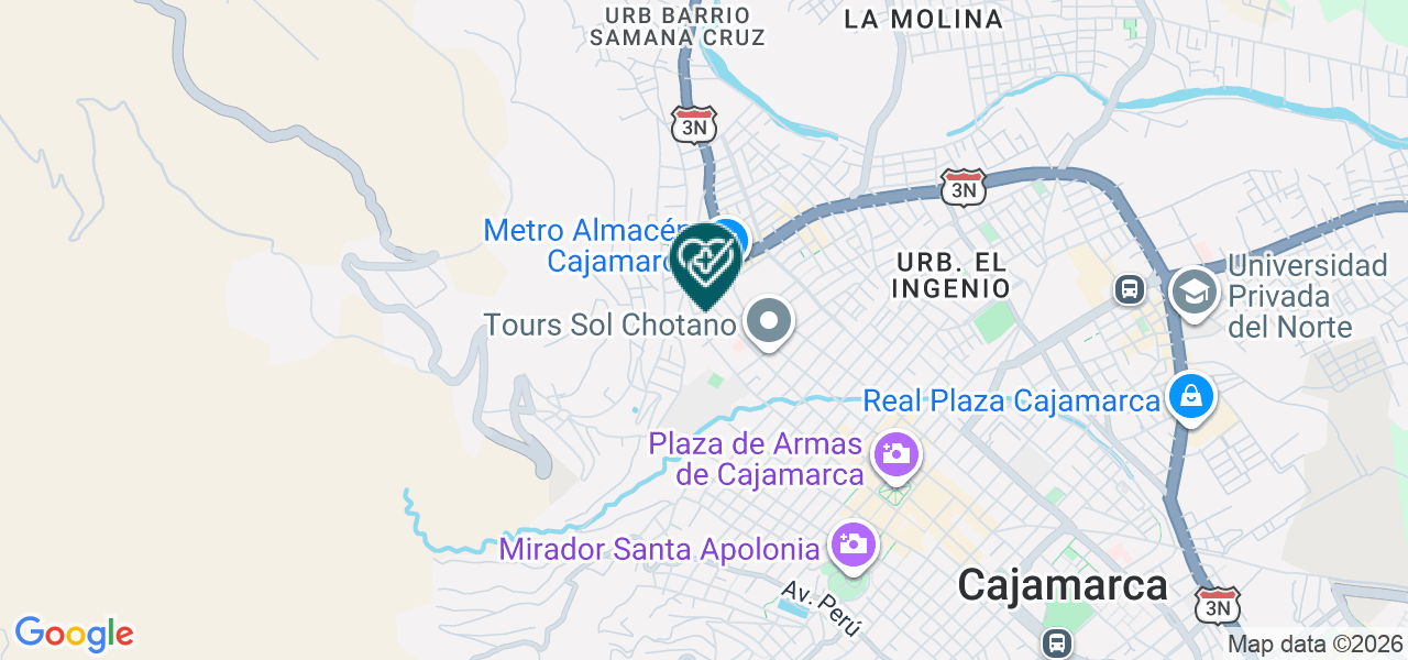 Mapa de Internacional Jmpy EIRL