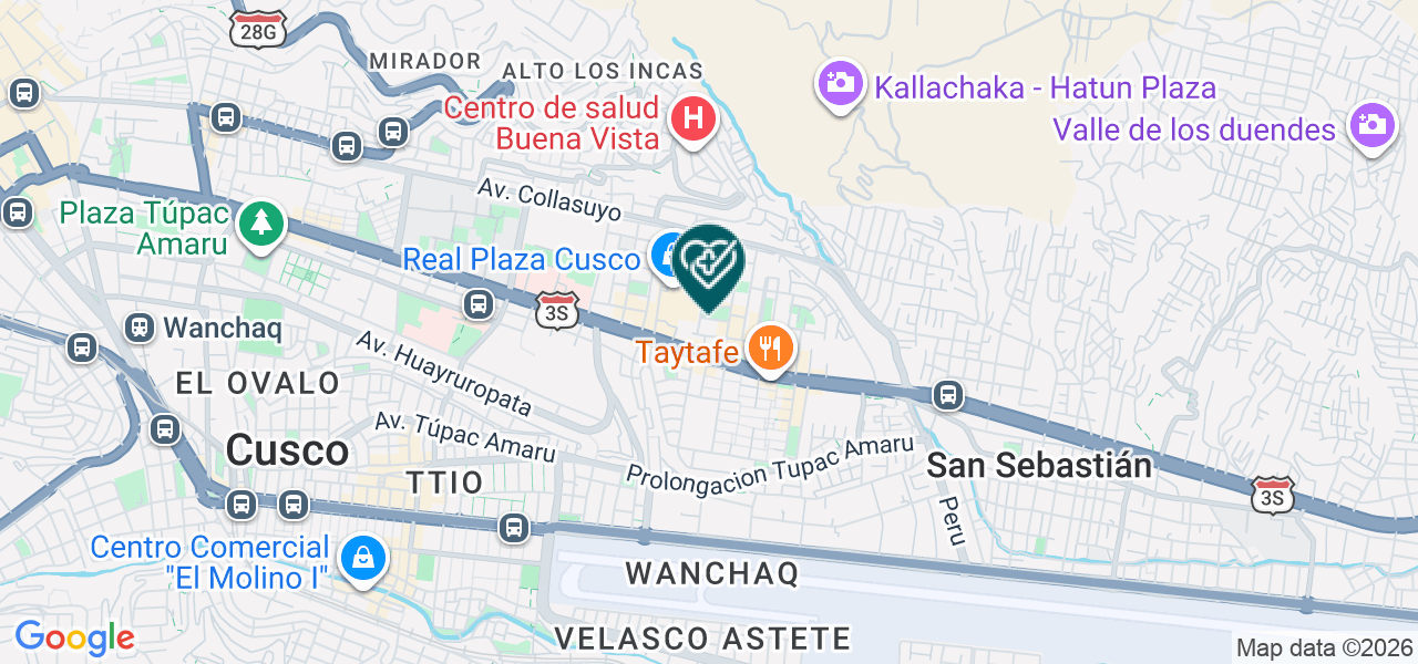 Mapa de Fisiocusco