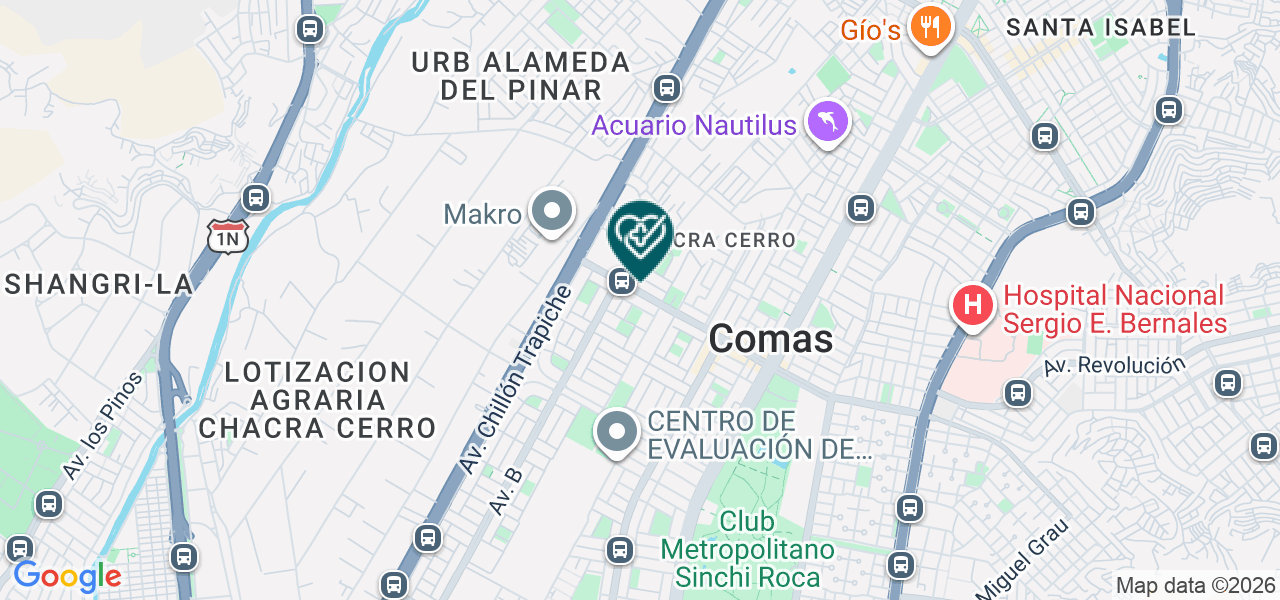 Mapa de Dental Gonzales