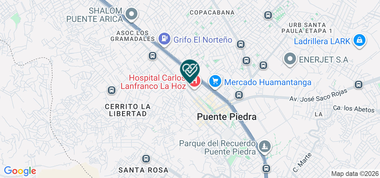 Mapa de Dental Mario Leon