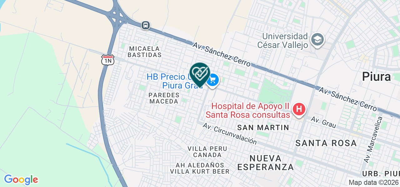 Mapa de Consultorio Medico Libertad