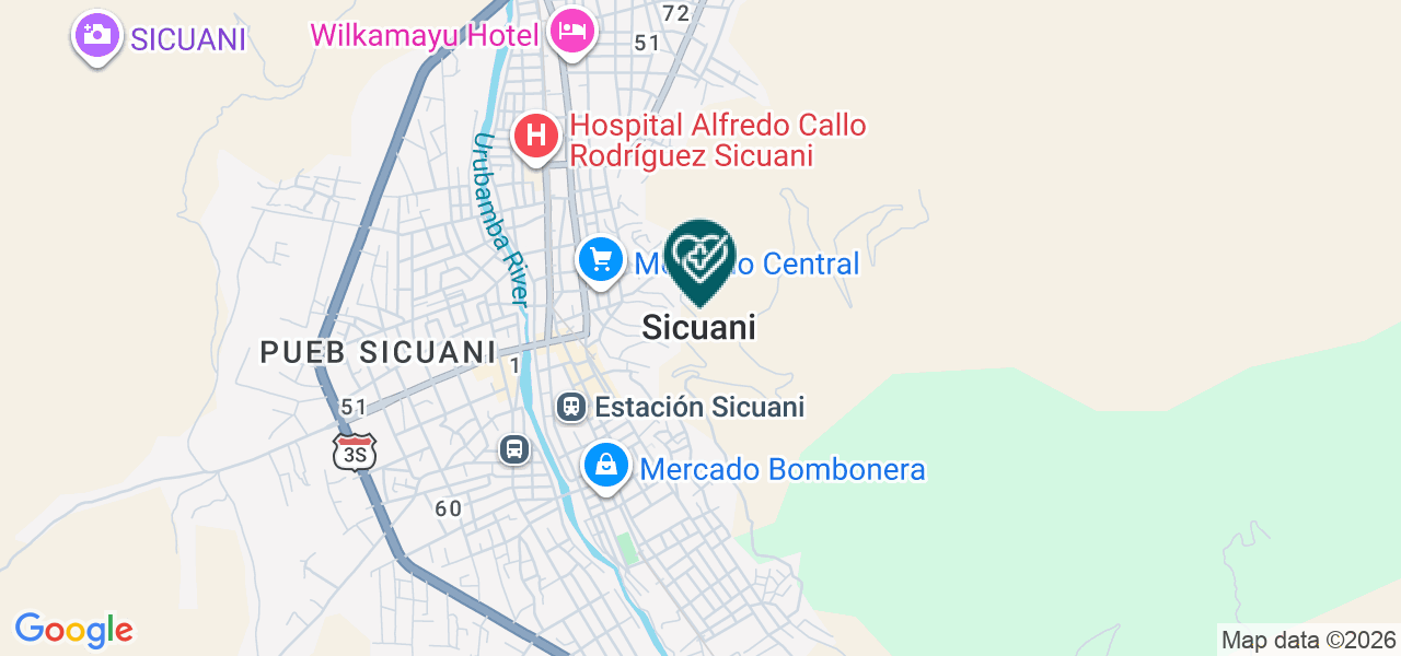 Mapa de Jurado Medicos & Odontologos