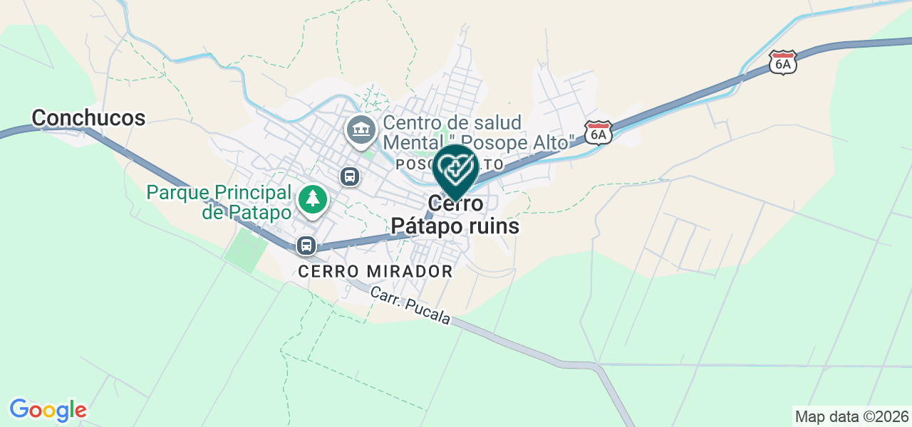 Mapa de Clinica Especializada en Odontologia - Universidad San Martin de Porres - Filial Norte