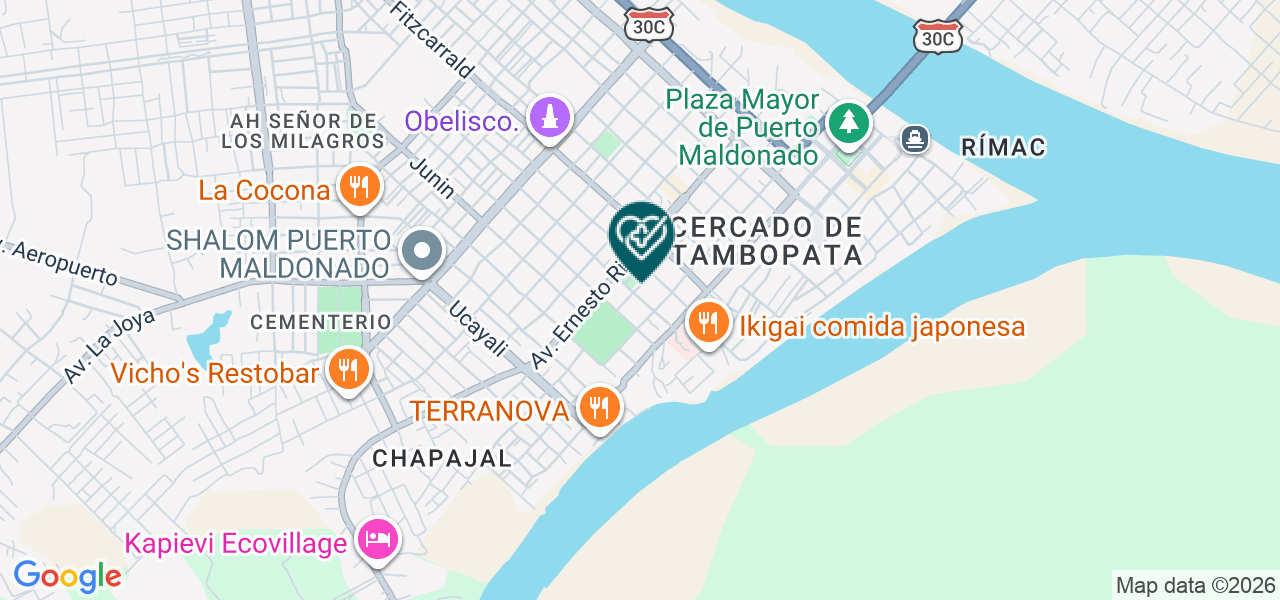 Mapa de Consultorio Dental Boccolini