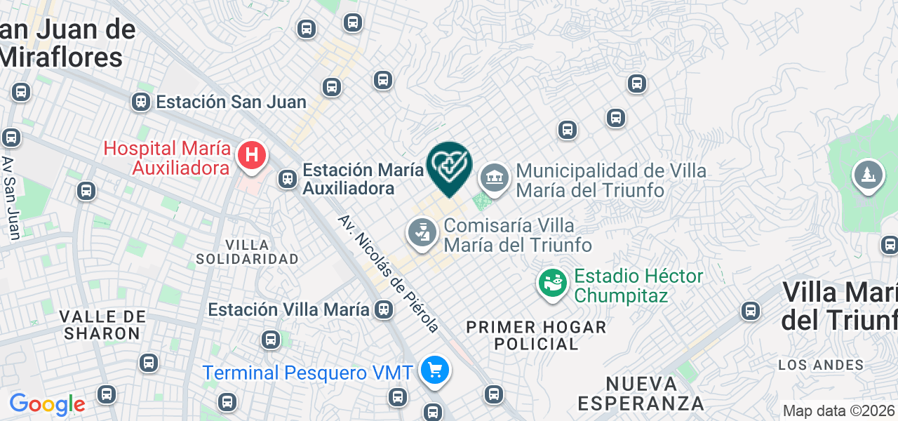 Mapa de Parroquia "santa Catalina Laboure