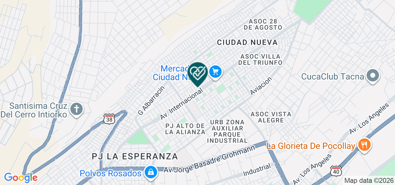 Mapa de Dent Up