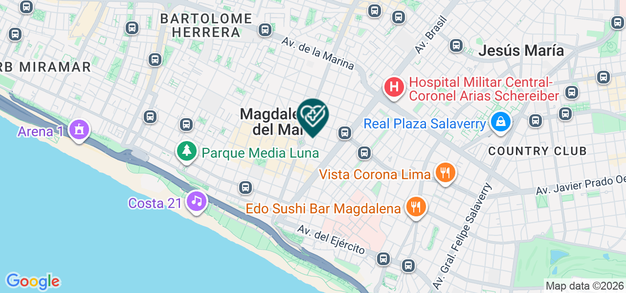 Mapa de Dental Magdalena