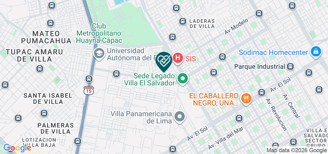 Mapa de Consultorio Odontologico Odontocast