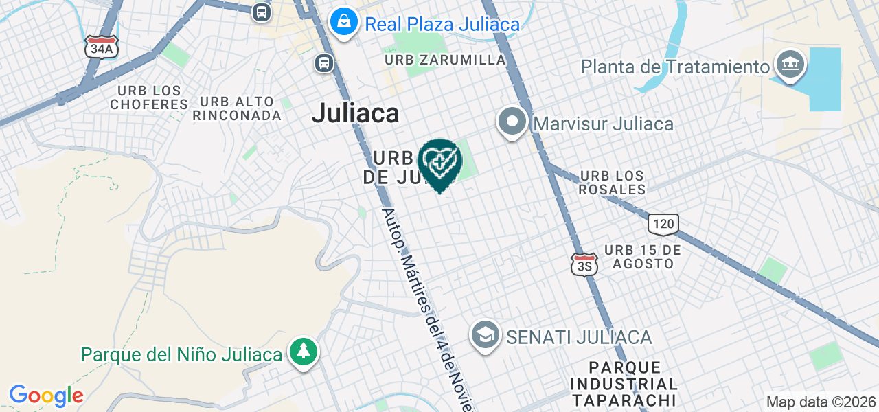 Mapa de Maternidad Wachay Wasi E.i.r.ltda.