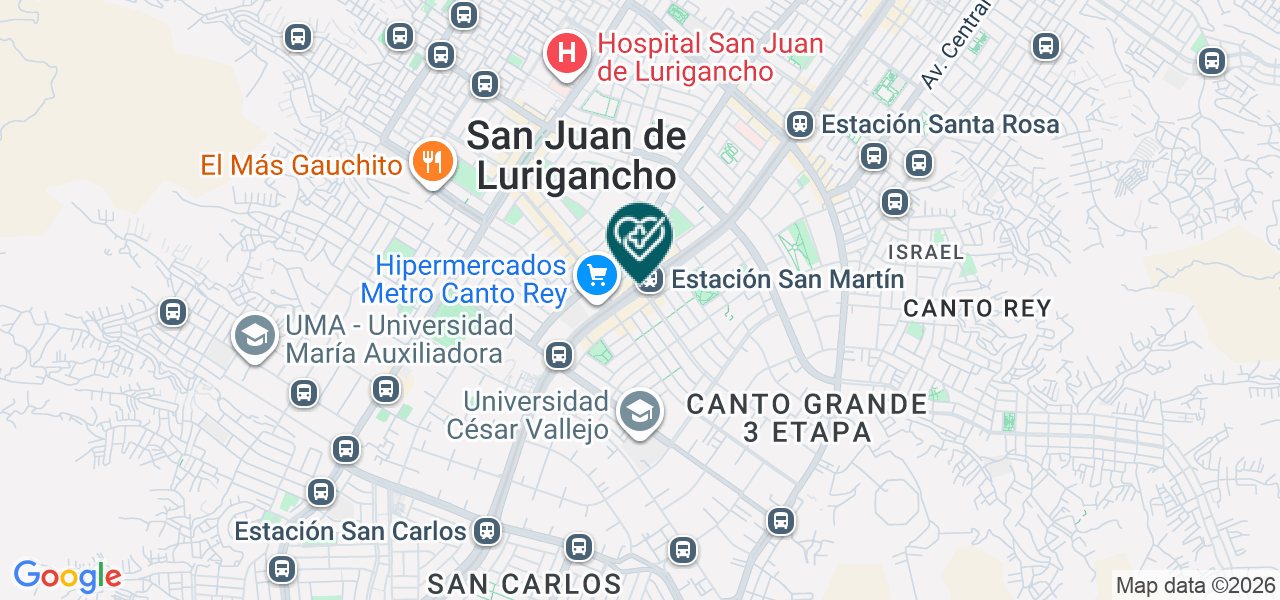 Mapa de Dentaluis