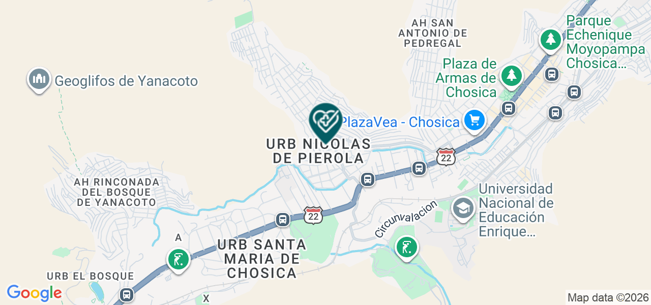 Mapa de Consultorios Servisdent