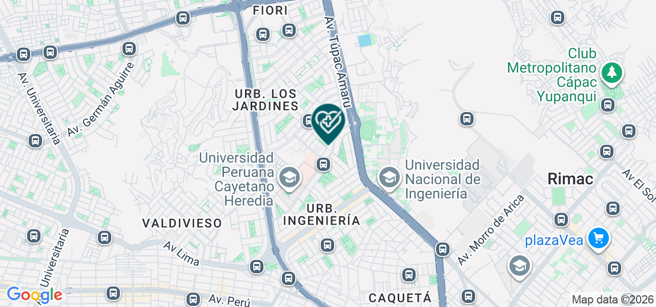 Mapa de Vasa Medical Service SAC
