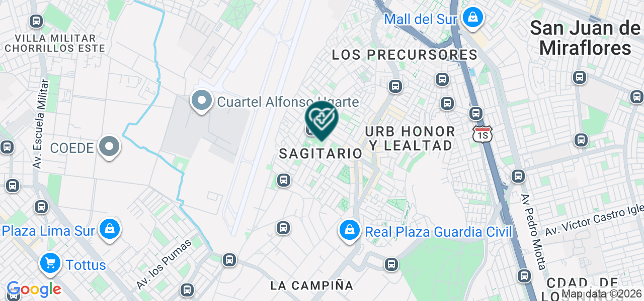 Mapa de Centro Odontologico Apple Dent