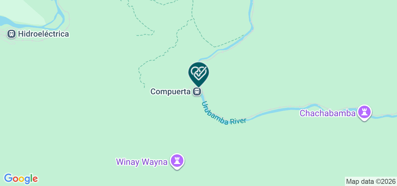 Mapa de Egemsa Represa Km 107