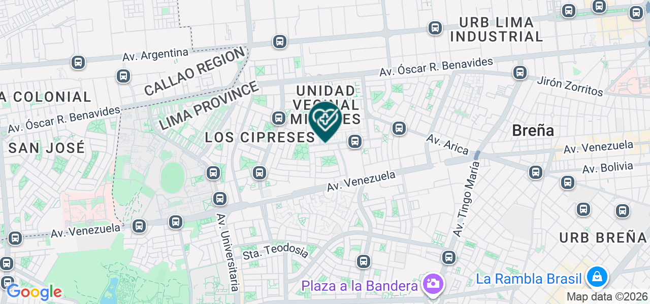 Mapa de Vega Rondon Maria Elba