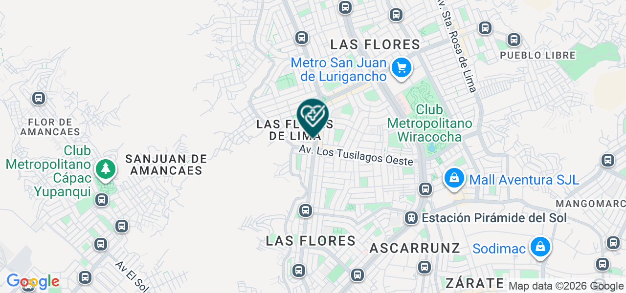 Mapa de Consultorio Dental Zahnadenti