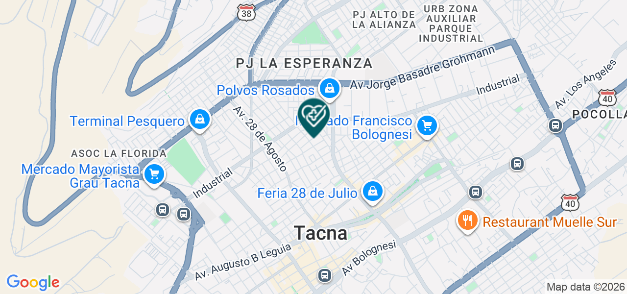 Mapa de Consultorio Obstétrico "nacer Consentido