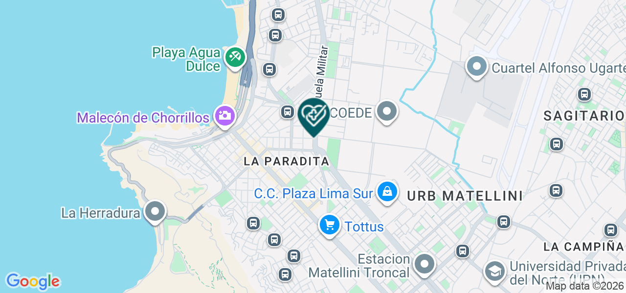 Mapa de Consultorio Medico Especializado - Image & Health