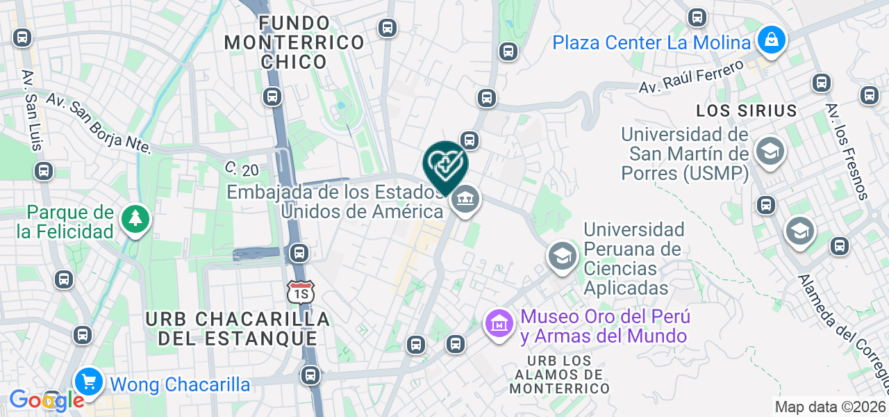 Mapa de Consultorio Dental Dr. Renzo Zeppilli Pinglo (odontogrup)