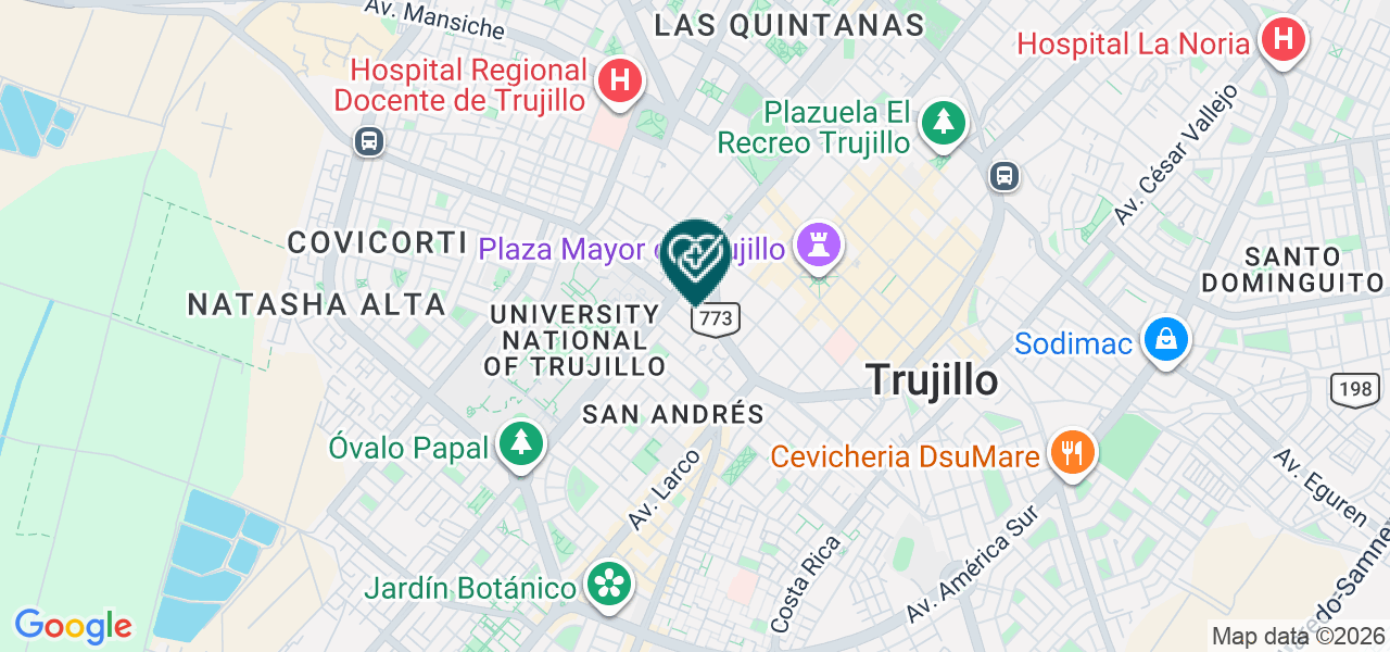Mapa de Clinica Prosalud