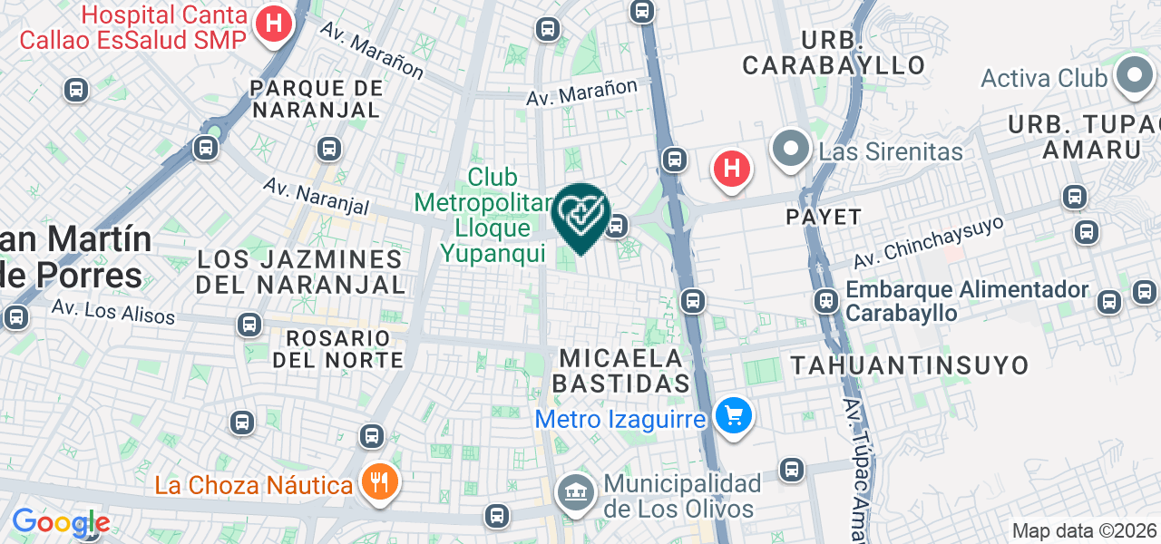 Mapa de M & C Clinicas Dentales S.A.C