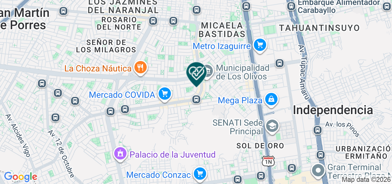 Mapa de Famidental
