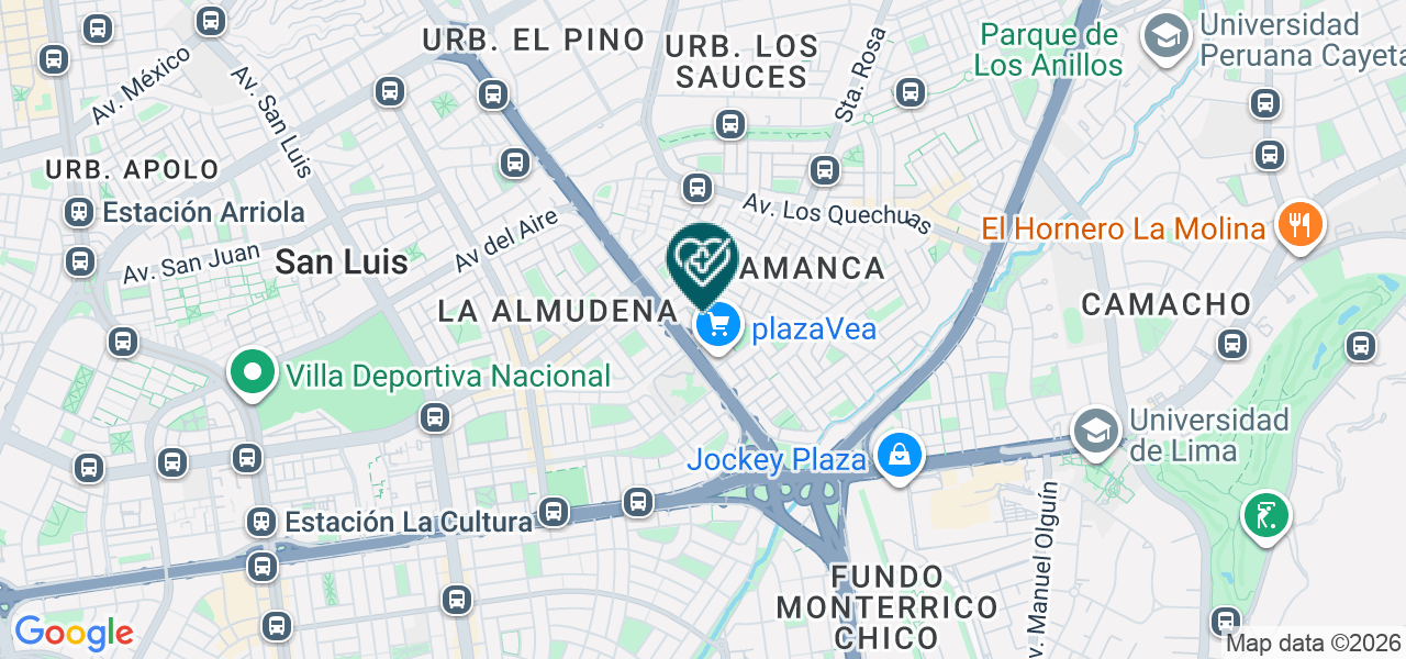 Mapa de Consultorio Dental Maurident