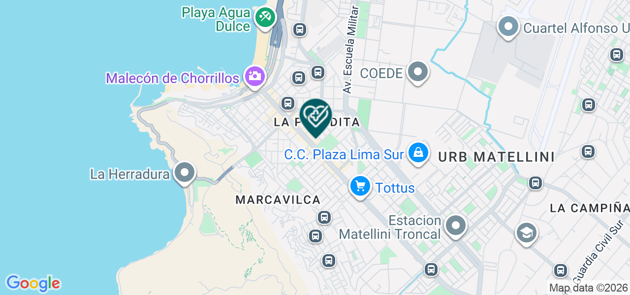 Mapa de Medisur Lf E.I.R.L