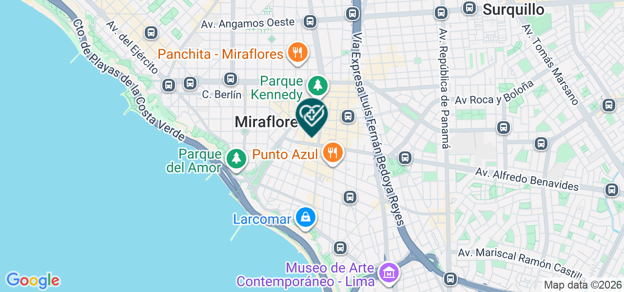 Mapa de Clinica de Reumatismo E.I.R.L.
