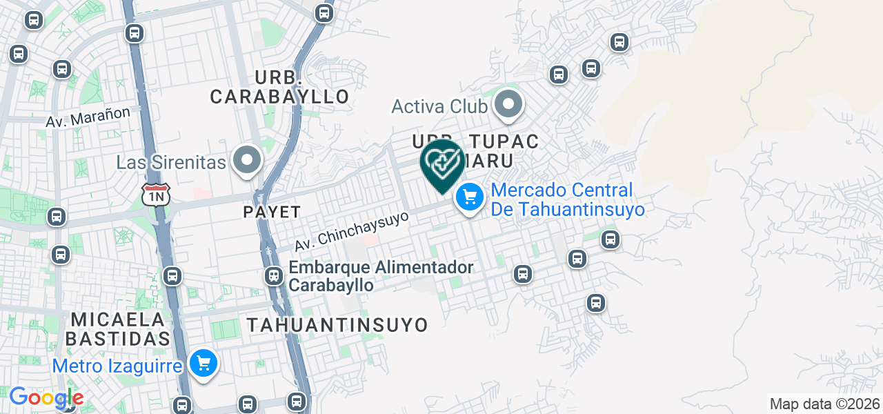 Mapa de Centro Medico San Antonio de Padua
