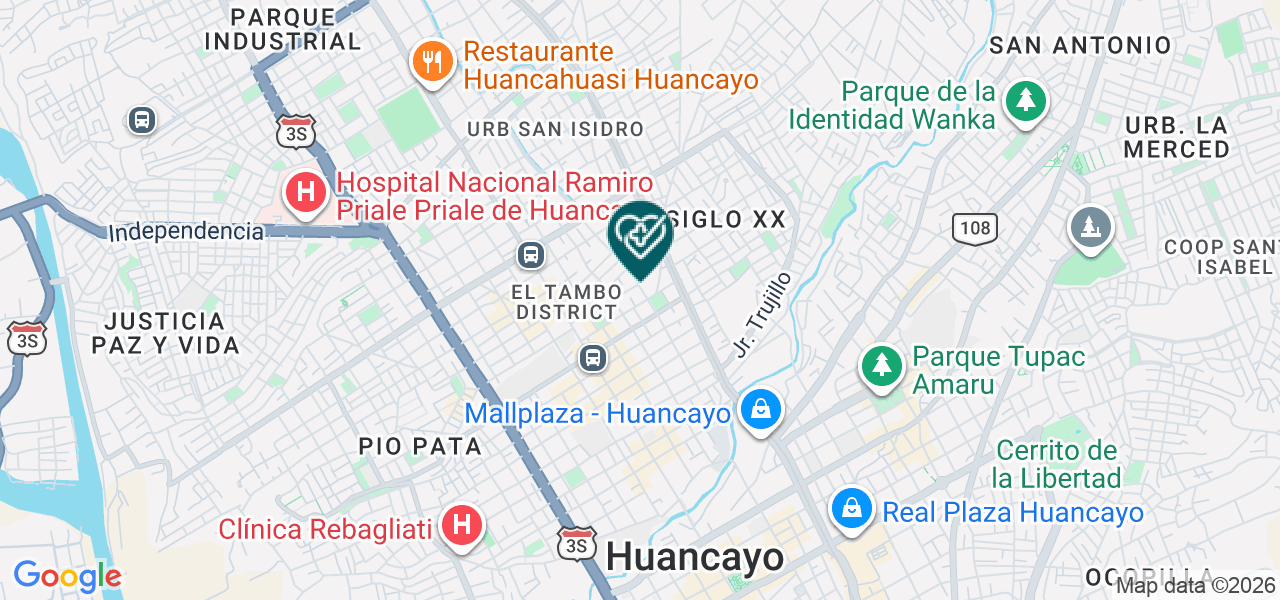 Mapa de Consultorios Medicos Suazo