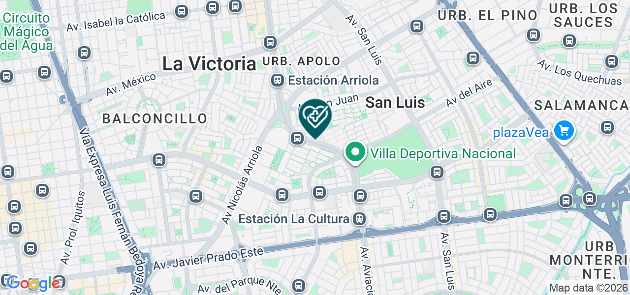 Mapa de Centro Odontologico Oral Line