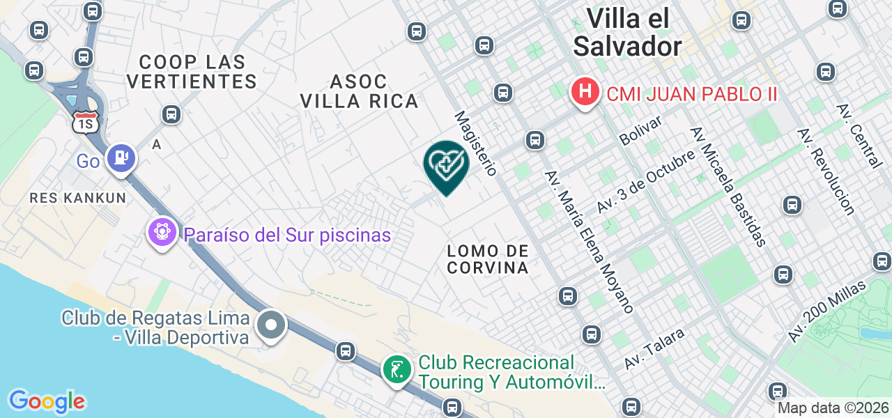 Mapa de Centro Medico Miramar Bvc