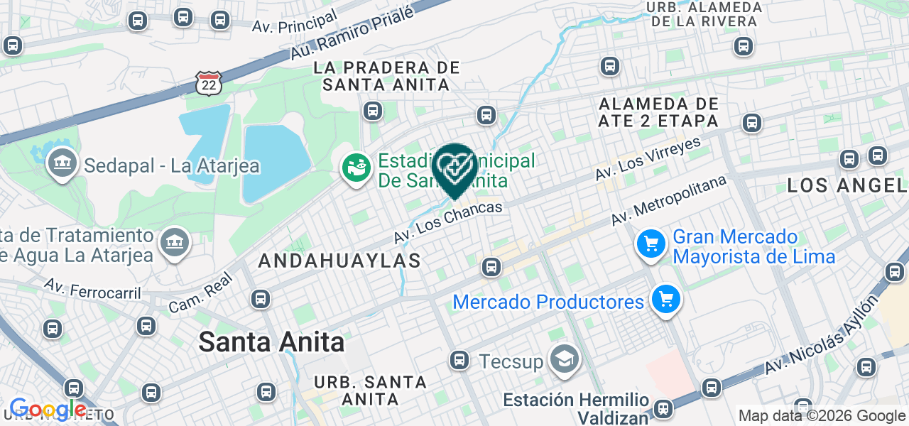 Mapa de Consultorio Odontologico Ilumina