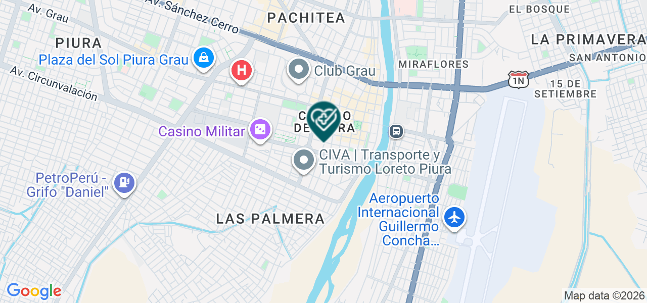 Mapa de Centro Odontologico Uribe Rocca