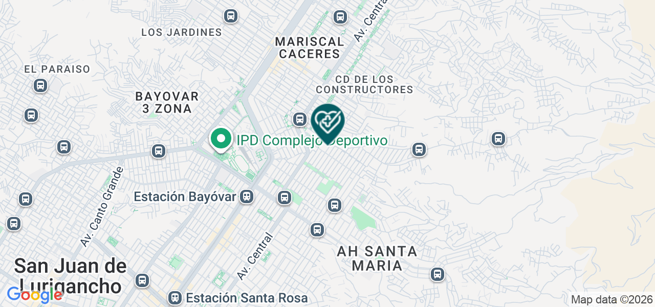 Mapa de Consultorio Dental Virgen del Carmen