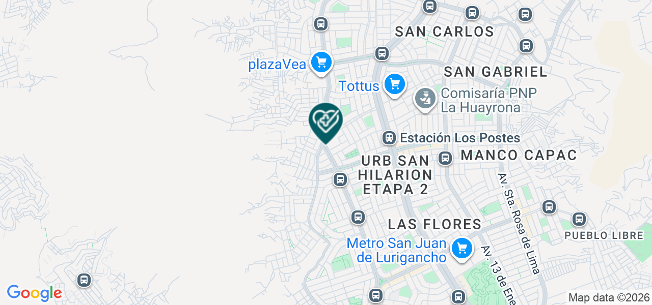 Mapa de Medical Roma